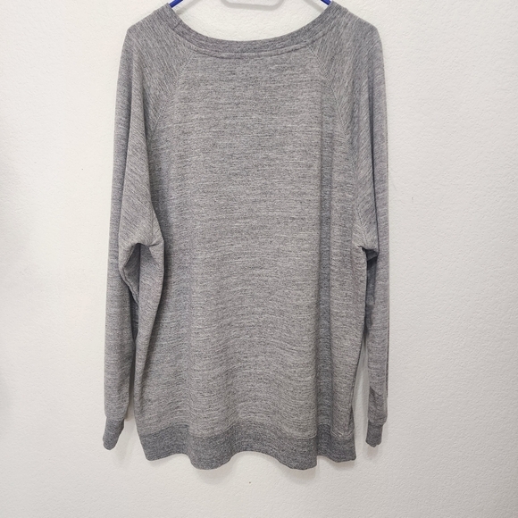 Wildfox Gray Pour Favor Oversized Sweatshirt Size L - Picture 6 of 14